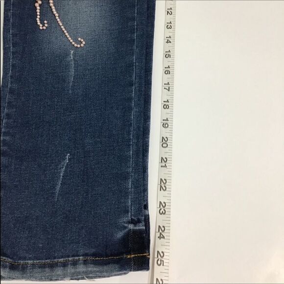OLYSS New York High Rise Pearl Embellished Jeans - Picture 4 of 5